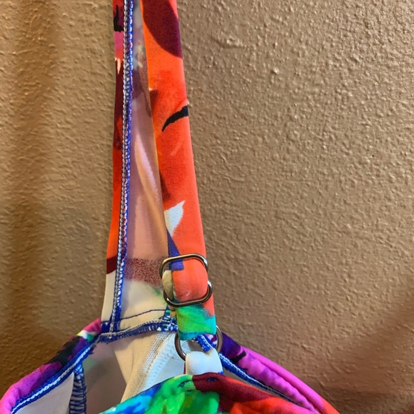 Macys Ruching Sweetheart Neckline Bathing Suit Top - 18 - Picture 5 of 8